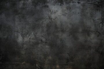 Obraz premium Black wall grunge background, Generative AI 