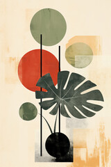 Retro Monstera 4