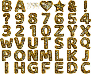  Leopard Foil Balloon Alphabet