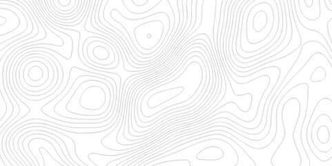 Abstract pattern with lines. Abstract sea map geographic contour map and topographic contours map background. Abstract white pattern topography vector background. Topographic line map background.