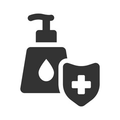 Antibacterial Sanitizer Icon