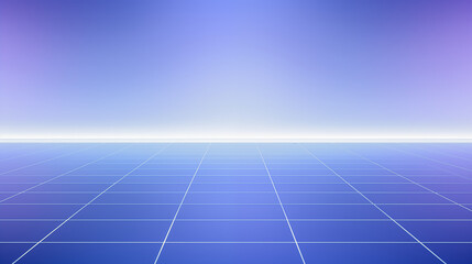 Blue and Purple Grid Pattern Background with Solar Panels