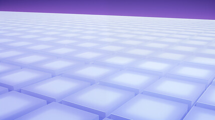 Solar Panels on a Purple and White Squares Background
