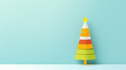 festive backgrounds, relax simple light minimalistic Christmas tree, the simplest cute Christmas tree, Merry Christmas, XMAS, happy new year, blank sheet, blank letterhead, blank picture postcard