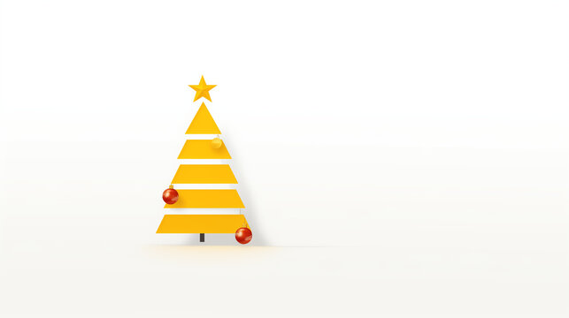 festive backgrounds, relax simple light minimalistic Christmas tree, the simplest cute Christmas tree, Merry Christmas, XMAS, happy new year, blank sheet, blank letterhead, blank picture postcard