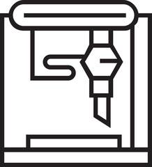 Cnc Machine Icon
