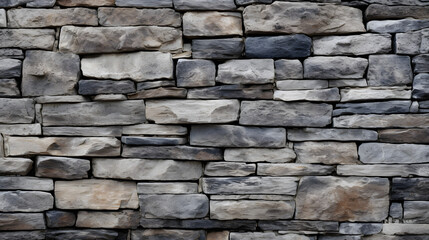 Stone wall texture background. Generative AI.