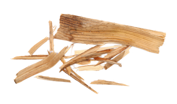 Pile pieces of broken planks, isolated on white, background and texture, clipping
