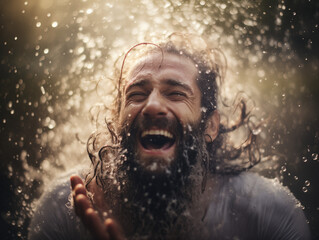 A Person Celebrating Their Spiritual Or Religious Milestone Like A Baptism Or Bar Mitzvah