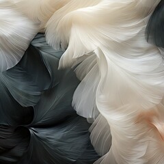 Fototapeta premium Abstract gentle transparent flowers, cyber silverpoint impressionism. Great as wallpaper, background, postcard, banner.