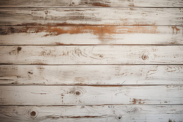 Timeber white wooden vintage texture and background copy space, ai generative