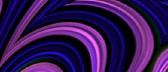 Fototapeta premium Vivid Spectrum of Multicolored Abstract Lines. Mesmerizing Blury effect of Striped lines. Seamless Texture. Background Illustration. NOT AI.