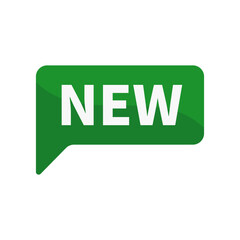 New In Green Rectangle Shape For Product Advertisement Business Marketing Social Media Information
