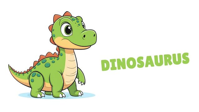 Animated animals Dinosaurus for kids learning, Fun learning for kids, 4K Quality