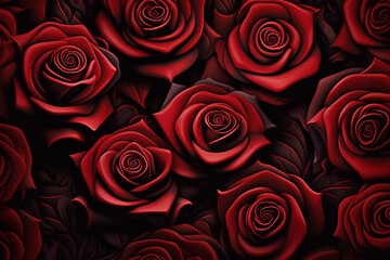 Red rose background
