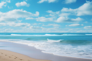 Obraz premium Sand and sea and sky