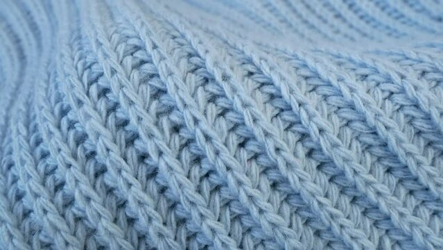 Details of knitted woolen fabric. blue textile background. Woolen Texture Background, Knitted Wool Fabric, Hairy Fluffy Textile, texture