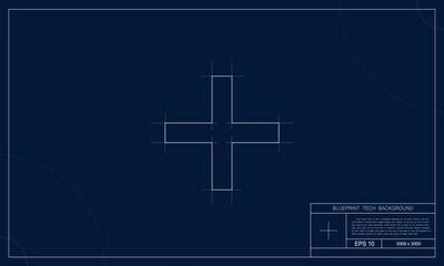 Futuristic blueprint-style health illustration background, making it ideal for projects related to medical technology, health infrastructure, and cutting-edge design.