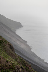 volcanic landscape on the island of Stromboli