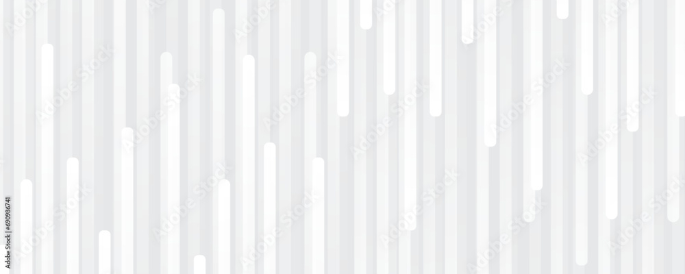 Poster white geometric abstract background overlap layer on bright space with vertical rounded lines decora