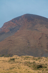volcanic landscape on the island of Stromboli