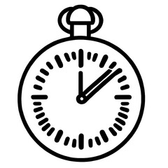 stopwatch timer illustration icon