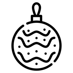 Christmas Ornaments Illustration Icons