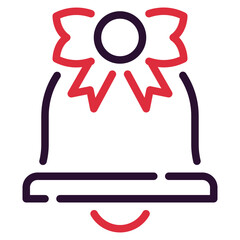 Christmas Bells Illustration Icons