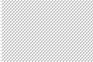 Fish scale pattern line art, tile pattern line, mermaid tail pattern vector.