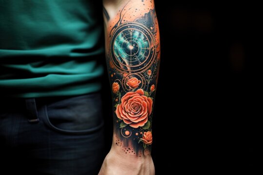 Closeup photo of tattoo on the arm