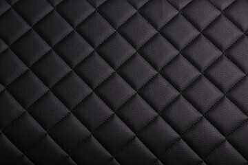 Naklejka premium black leather background
