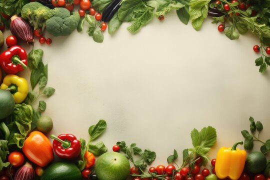 healthy food advertisement background 