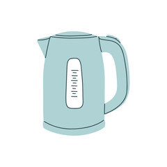 Electric Kettle.Design of appliance for tea and coffee.Kitchen appliance.