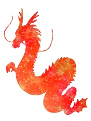 龍のシルエット