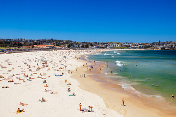 Fototapeta na wymiar Bondi Beach in Sydney Australia