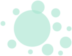 Transparent Light Green Color Bubbles Vector Art & Graphics