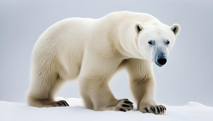 Fototapeta premium Portrait of white polar bear 