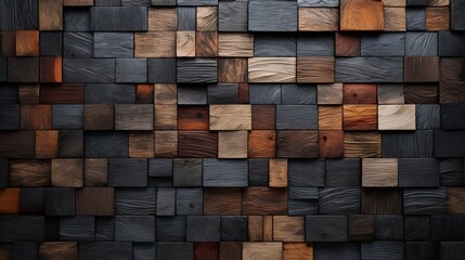 an intriguing mixed-color background by melding the textures of wood, stone, and metal in a harmonious composition.