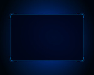 Sci fi futuristic user interface, HUD template frame design, Technology abstract background	
