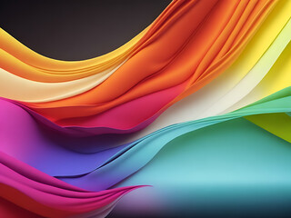 Light seven color Silk Waves Background, Wallpapers, cool wallpapers, cute wallpaper, cool background