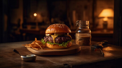 Juicy Perfection Unveiled: Feast Your Eyes on the Ultimate Mouthwatering Burger Sensation!
