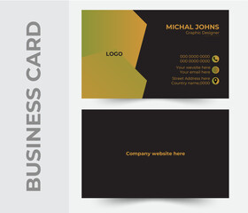 professional ,Creative and modern business card template and own design.Vector design formal red modern business card.