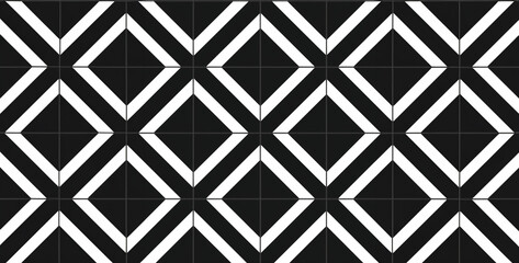 Fototapeta na wymiar black and white line geometric pattern, black and white seamless pattern