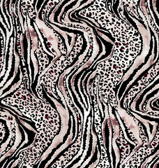 black and white seamless pattern leopard pattern