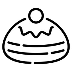 Sufganiyah Illustration Icons