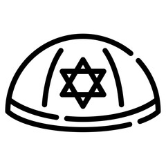 Yarmulke Illustration Icons