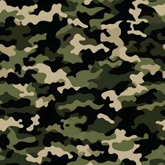 Fototapeta premium military camouflage seamless pattern