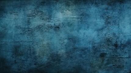 Obraz premium Dark blue grunge textured background. Rough grainy concrete wall surface texture. Dark blue rough close-up surface backdrop