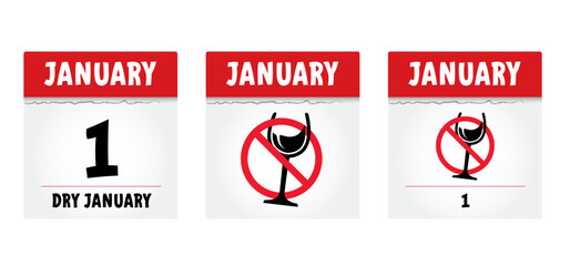 Dry january, that is an annual alcohol free month after the new year holiday. No alcohol during this. Stop drinking or alcohols drink. People to abstain from alcohol for the month of January.