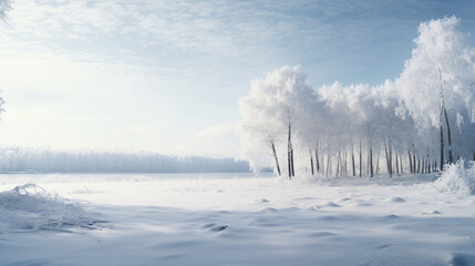snow covered winter landscape
